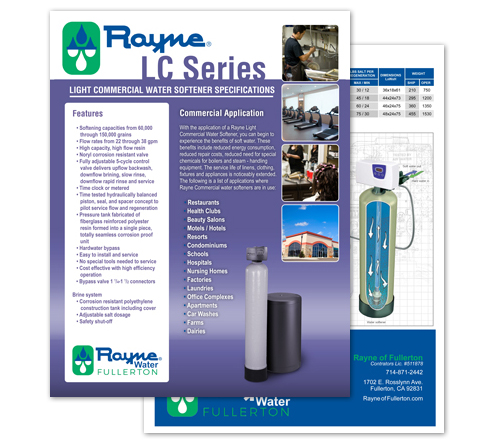 Rayne Light Commercial Water Softeners